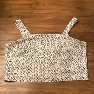 Altar’d State zip up cropped corset/dress top